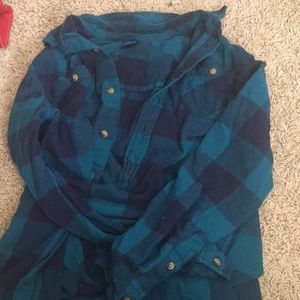 Blue flannel
